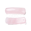 Natural Rose Quartz Connector Charms G-D460-02L-4