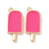 Brass Enamel Pendants KK-A168-16-04G-2
