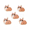 Alloy Enamel Pendants ENAM-M046-11G-D-3