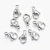Tarnish Resistant 304 Stainless Steel Lobster Claw Clasps X-STAS-F182-01P-B-2