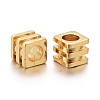 Brass Spacer Beads KK-K249-02C-G-2