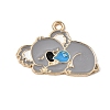Alloy Enamel Pendants AL-CBA2C8B-01B-G-1
