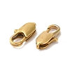 Brass Lobster Claw Clasps KK-KK801-C01-2