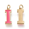 Brass Enamel Pendants KK-R139-01I-2