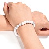 Natural Gemstone Stretchy Bracelets X-BJEW-G073-12-4