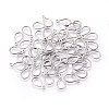 Tarnish Resistant 304 Stainless Steel Open Pendants STAS-F187-02P-2