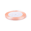 1/4 inch(6mm) Light Salmon Satin Ribbon Wedding Party Decoration X-RC6MMY007-2