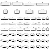 32Pcs 8 Style Alloy Cord Ends FIND-PH0005-38P-1
