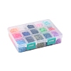 150G 15 Colors Handmade Polymer Clay Beads CLAY-JP0001-13-8mm-4