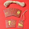 100Pcs Rectangle Paper Gift Tags CDIS-FS0001-19A-7