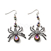 Alloy Plastic Dangle Earrings EJEW-P319-01B-01-2