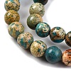 Dyed Natural Regalite/Imperial Jasper/Sea Sediment Jasper Beads Strands G-B124-C02-06-4