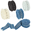 4Pcs 4 Colors Cotton Ribbon OCOR-CY0003-77-1