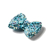 Polymer Clay Rhinestone Beads RGLA-D050-03D-3