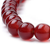 Natural Carnelian Beads Strands X-G-S259-32-6mm-3