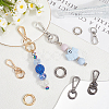 DIY Keychain Clasp Findings Kits DIY-SP0003-46-3