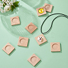 Wood Cabochon Settings WOOD-WH0124-162A-4