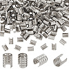 200Pcs Iron Folding Crimp Ends IFIN-GA0001-50A-1