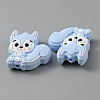 Squirrel Food Grade Eco-Friendly Silicone Beads LS-SIL-WH0012-030C-2