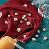 24Pcs 6 Style ABS Plastic Imitation Pearl Wire Wrapped Pendants KK-SW0001-07-6