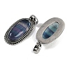 Natural Colorful Fluorite Pendants G-I370-07AS-10-2