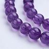 Natural Amethyst Bead Strands G-F422-02-6mm-3