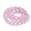 Transparent Frosted Glass Beads Strands LS-FGLA-S001-02G-2