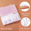 1000Pcs 10 Styles Rubber & Silicone & Plastic Ear Nuts KY-TA0001-21-5