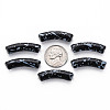 Opaque Spray Painted Acrylic Beads LS-MACR-S372-002F-B01-3