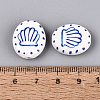 Handmade Porcelain Beads PORC-Q005-12E-3
