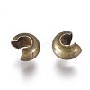 Iron Crimp Beads Covers KK-CJC0001-06A-AB-2