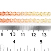 Gradient Color Baking Paint Glass Bead Strands LS-DGLA-A039-T6mm-A013-5