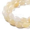Natural Topaz Jade Beads Strands G-P520-B13-01-4