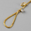 Alloy Curb Chains Anklets AJEW-WH0567-23G-2