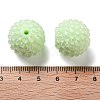 Chunky Resin Rhinestone Bubblegum Ball Beads RESI-S259-A10-3