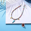 150G 15 Colors Handmade Polymer Clay Beads CLAY-JP0001-14-8mm-5