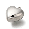 Anti-Tarnish 304 Stainless Steel Pendants STAS-H225-02A-P-2