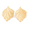 Ion Plating(IP) 304 Stainless Steel Stud Earrings for Women EJEW-L272-034G-03-1