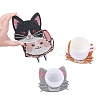 DIY Diamond Painting Animal Theme Coaster Kits PW-WGBBB48-01-4