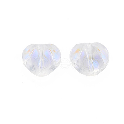 Electroplate Transparent Glass Beads LS-GLAA-T022-24-B01-1
