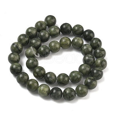 Natural Chinese Jade Beads Strands G-F363-10mm-1