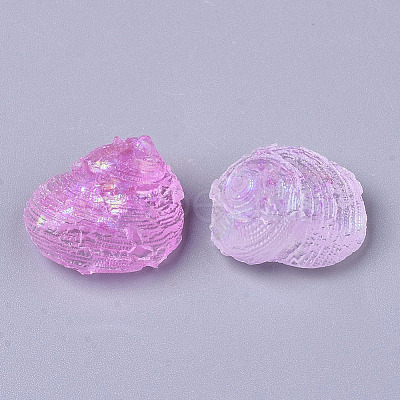 Transparent Epoxy Resin Cabochons CRES-T020-02B-1