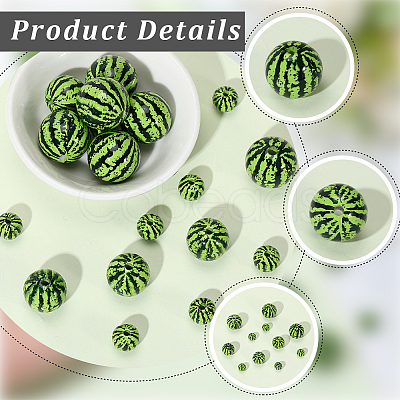 30Pcs 3 Styles Opaque Acrylic Beads MACR-PA0001-68-1