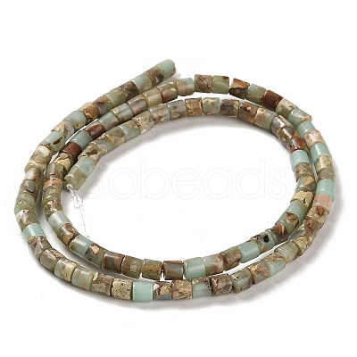 Natural Aqua Terra Jasper Beads Strands G-F765-F03-01-1