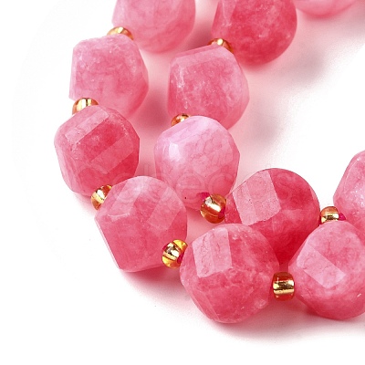 Natural Quartz Dyed Beads Strands G-U023-A02-10-1