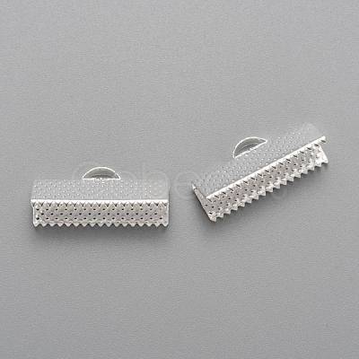 Iron Ribbon Crimp Ends X-IFIN-S008-S-1