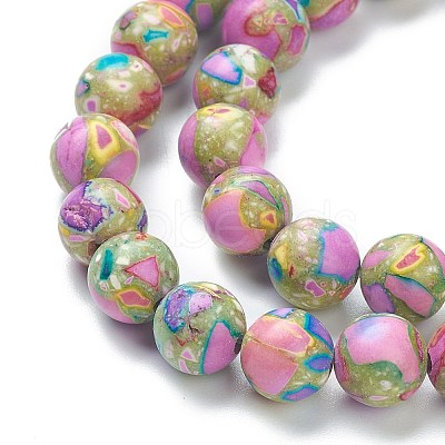 Assembled Natural & Dyed Magnesite Beads G-L575-02-1