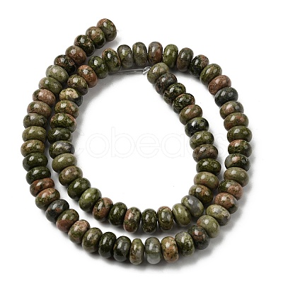 Natural Unakite Beads Strands G-A280-A20-02-1