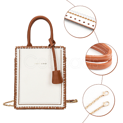 DIY Rectangle PU Leather Knitting Crochet Bags DIY-WH0196-48B-1
