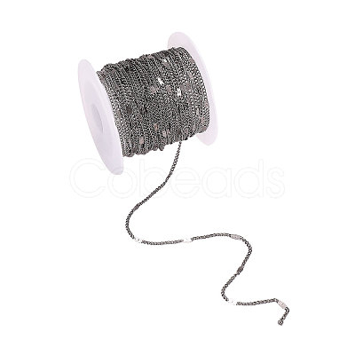 Brass Coated Iron Cable Chains CH-CJ0001-04B-1